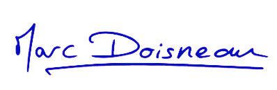 Signature de Marc Doisneau