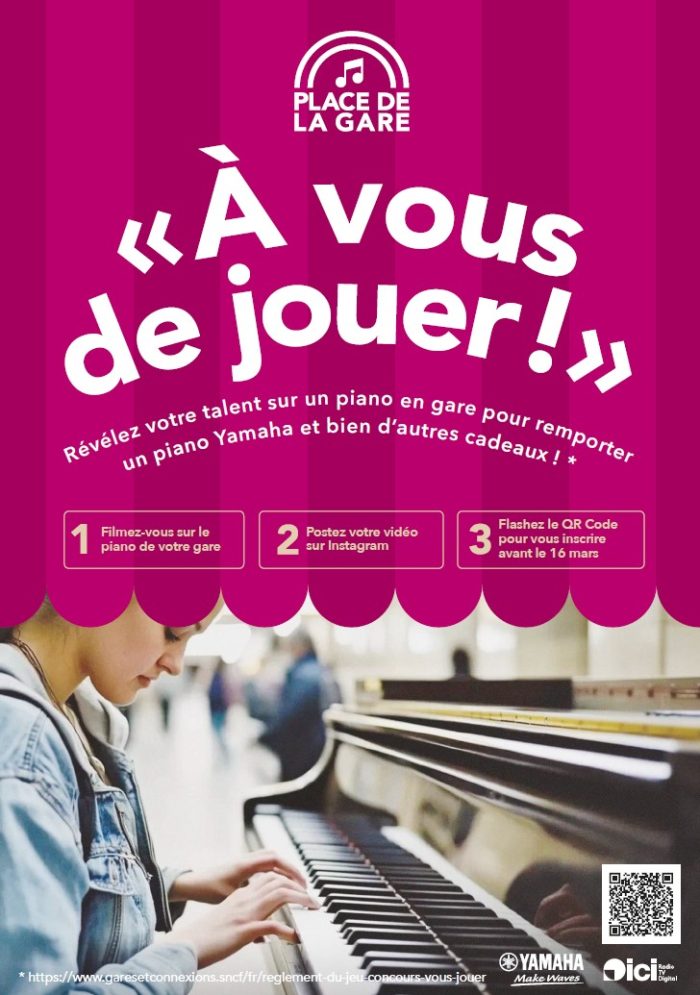 Affiche du concours "À vous de jouer".